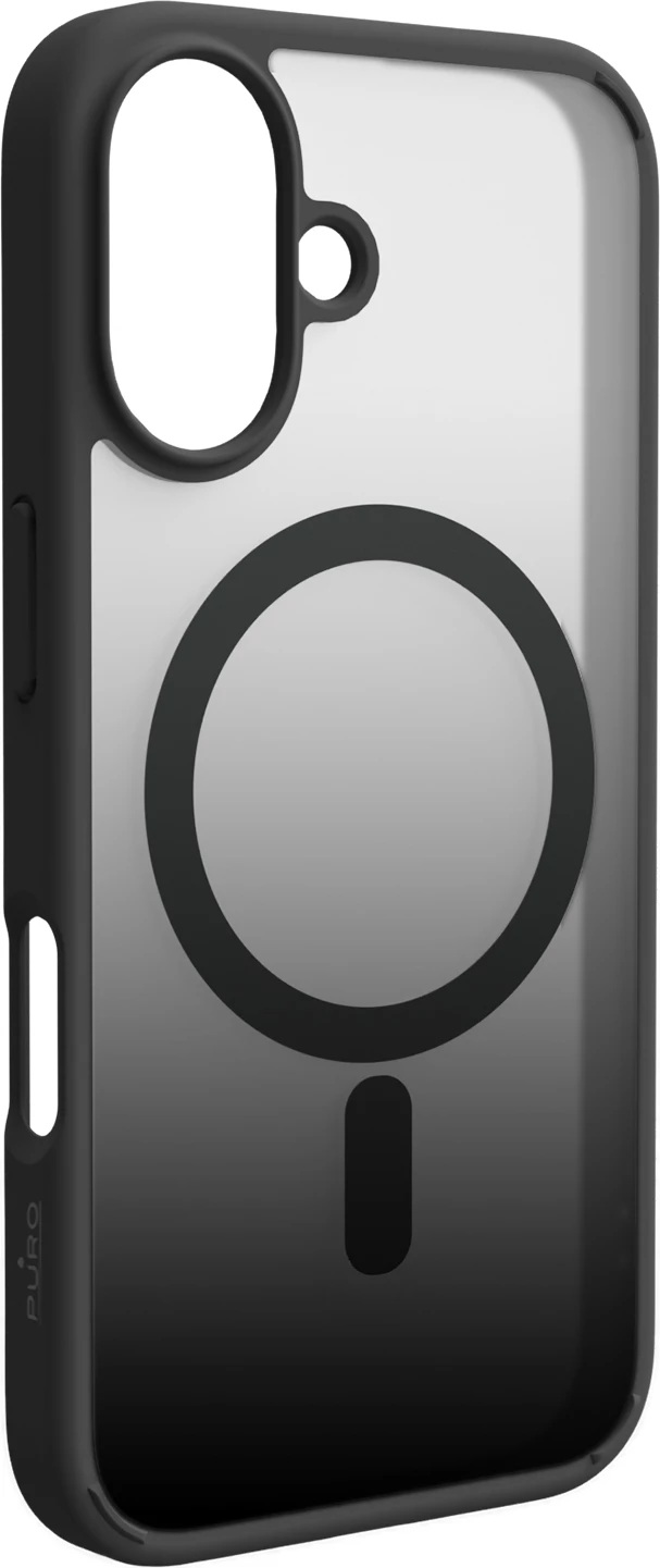 Mbështjellës Puro Gradient MagSafe për iPhone 16 Plus, Silikon, Zi