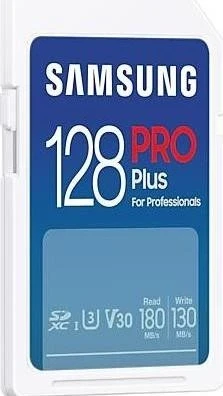 Kartë memorie Samsung Pro Plus, SDXC, 128GB, 180MB/S
