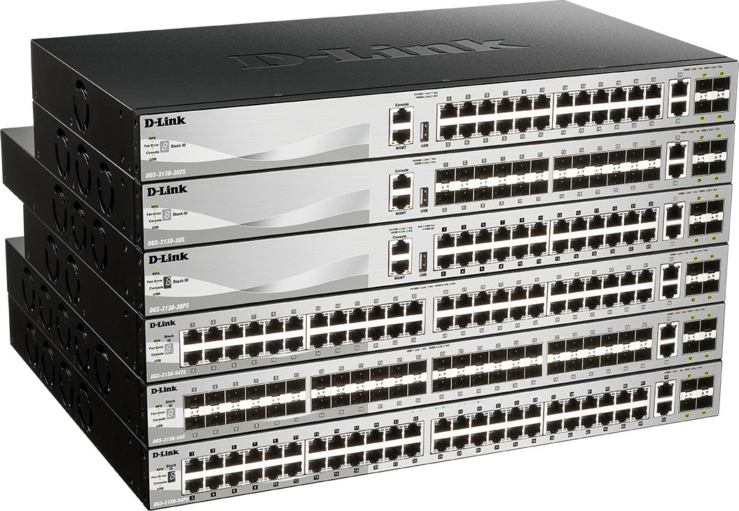 Switch D-Link DGS-3130-30TS/E, 30 porta, Gigabit, i zi