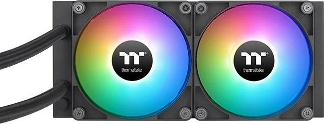 Ftohës i lëngshëm Thermaltake TT TH240 ARGB, 12 cm, 1500 RPM, 3300 RPM, 57.05 cfm, Zi