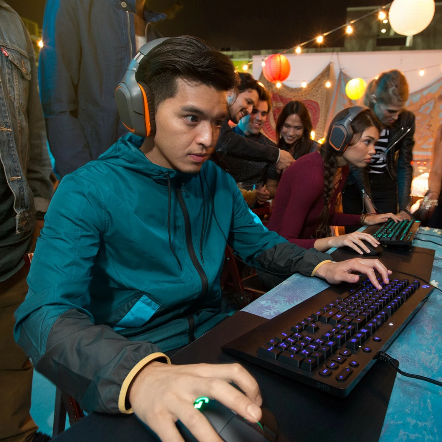 Tastierë gaming Logitech G213 Prodigy me drita RGB, me kabllo, e zezë