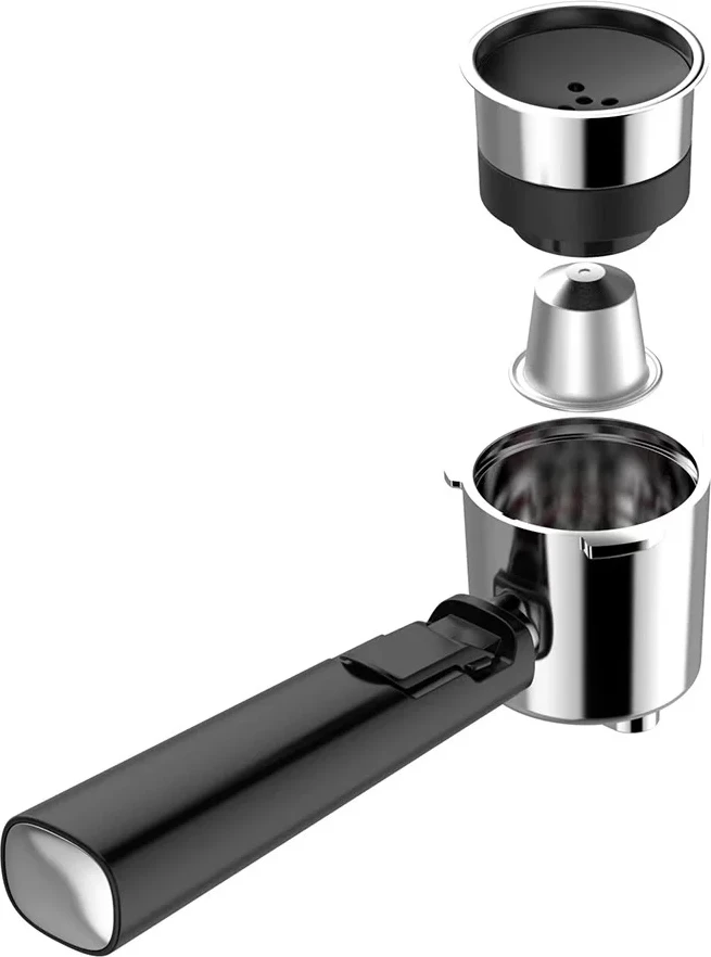 Makinë espresso Elit Perfetto ECM-24 2u1 1350W 20 bar 1.2L, e bardhë me shkëlqim