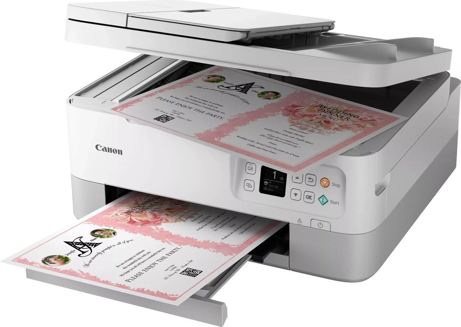 Printer Canon PIXMA TS7451I, multifunksional, Wi-Fi, bardhë