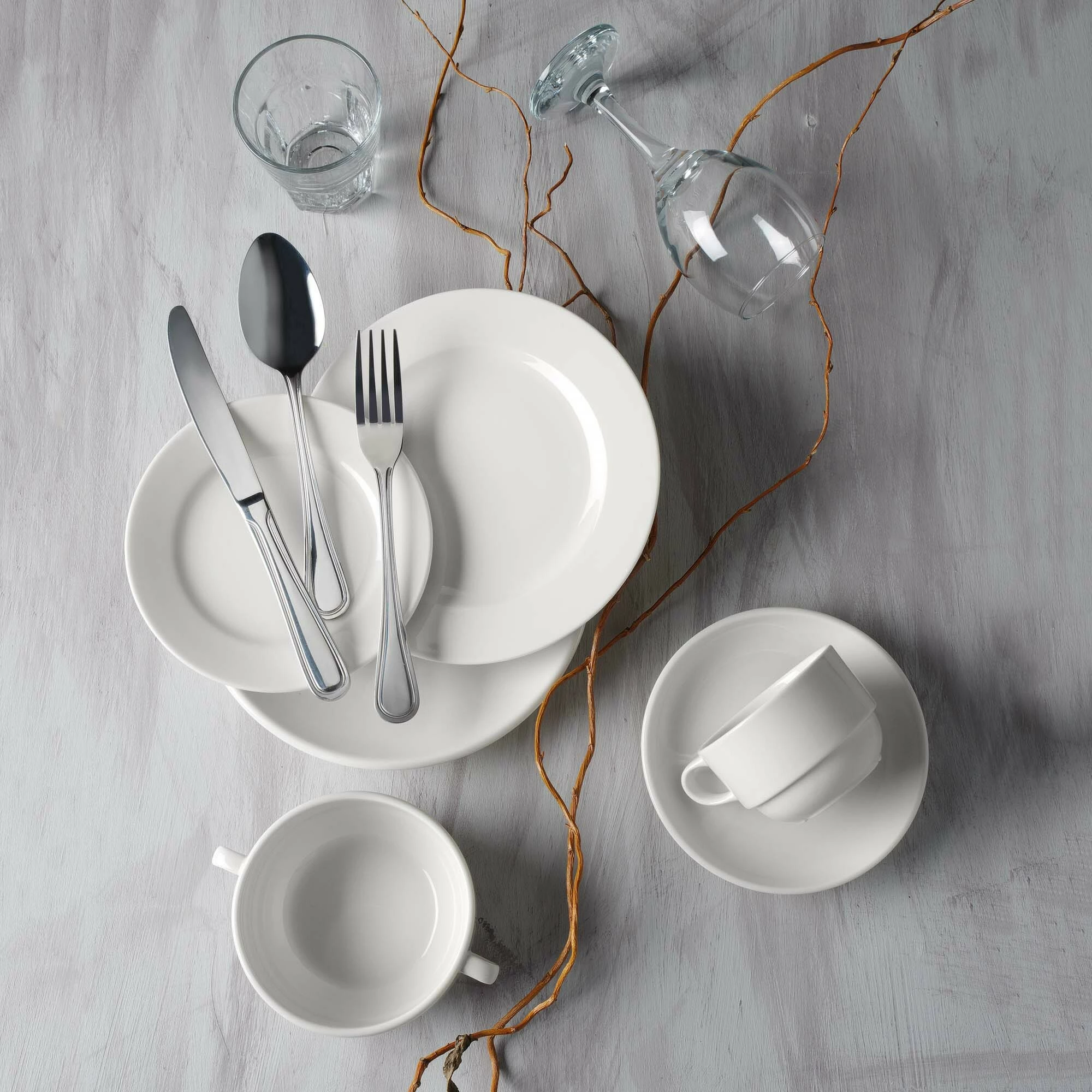 Filxhan Fine Dine Crema 230 ml, krem, set 6 copë