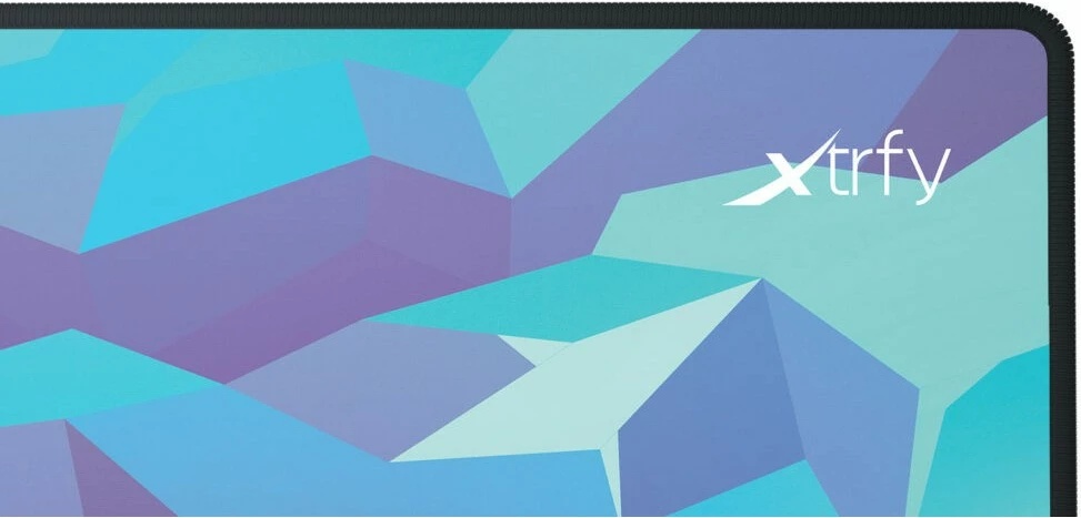 Mauspad Cherry XTRFY GP5 Litus Blue XL, pëlhurë, bazë gome, blu