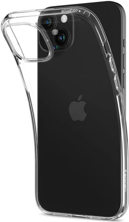 Mbështjellës Spigen Crystal Flex për iPhone 15 Plus, Transparent