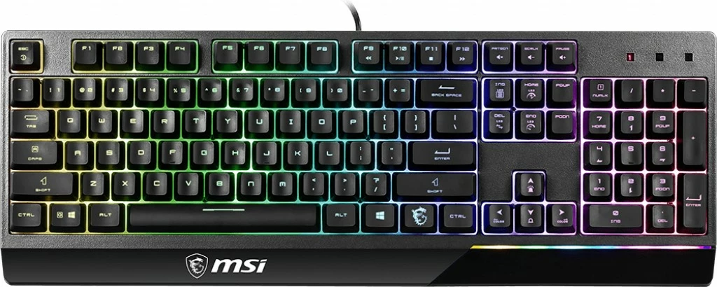 Tastierë gaming MSI VIGOR GK30, RGB, DE Layout, Wired, USB, QWERTZ, e zezë