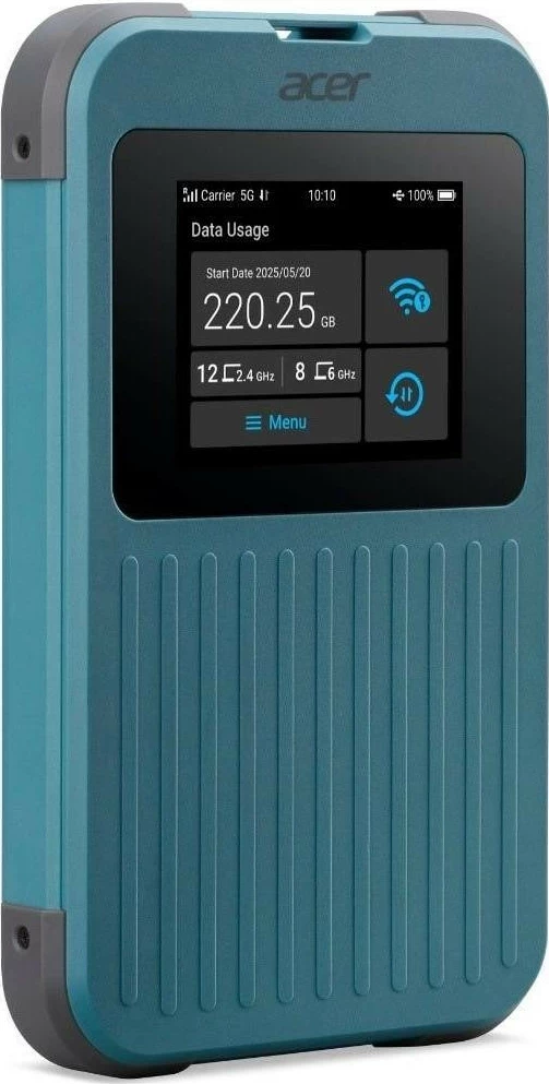 Hotspot mobil Acer Connect M4 5G, Wi-Fi 6, ekran me prekje, bateri 8000mAh