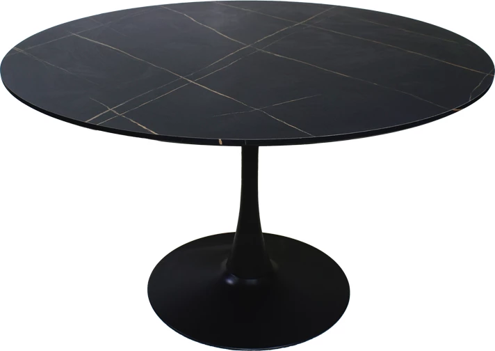 Tavolinë ngrënie Balou I MDF mermer i zi D120x75cm