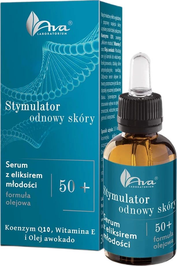 Serum për fytyrë Ava Laboratorium Skin Renewal Stimulator me Youth Elixir 50+ për femra, 30ml