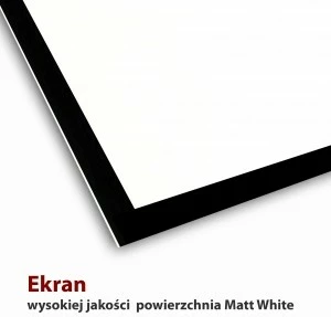 Ekran elektrik për projeksion ART EL F120 4:3, 120 inç, 244x183cm, me telekomandë