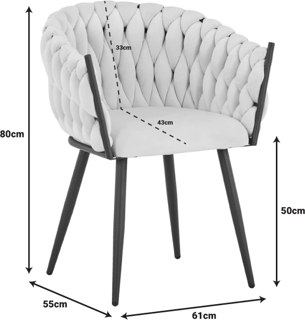 Tavolinë me karrige Vivian-Stoyen, 5 copë, kadife bezhë - mermer i bardhë, Φ120x75cm