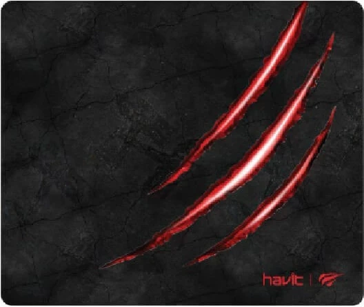 Mauspad gaming Havit HV-MP838, 210 x 210mm,  i zi, i kuq