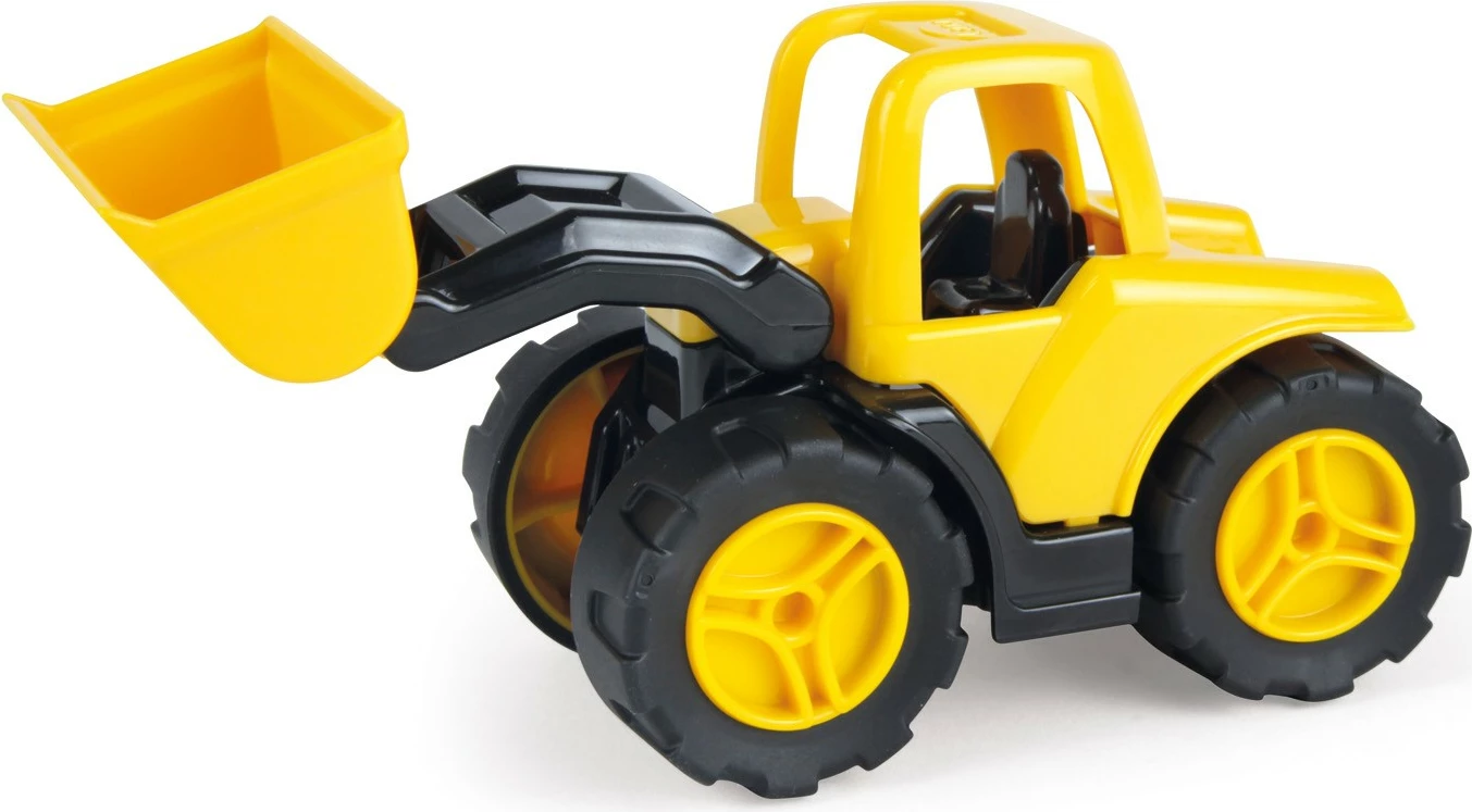 Lodër ngarkues Lena Workies, plastikë ABS, për djem, e verdhë/zezë