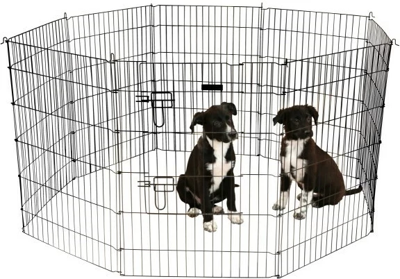 Kafaz modular metalik KERBL Run, 8 pjesë