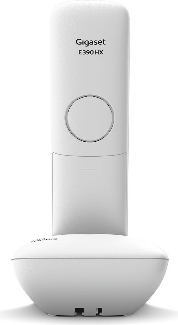 Telefon Gigaset E390, Analog/DECT, Pa tel, Speakerphone, 200 kontakte, Caller ID, Bardhë