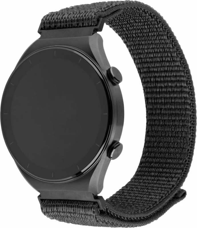 Rrip Smartwatch Fixed Sporty Strap Quick Release 22mm, 160-210 mm, najlon, gri e errët