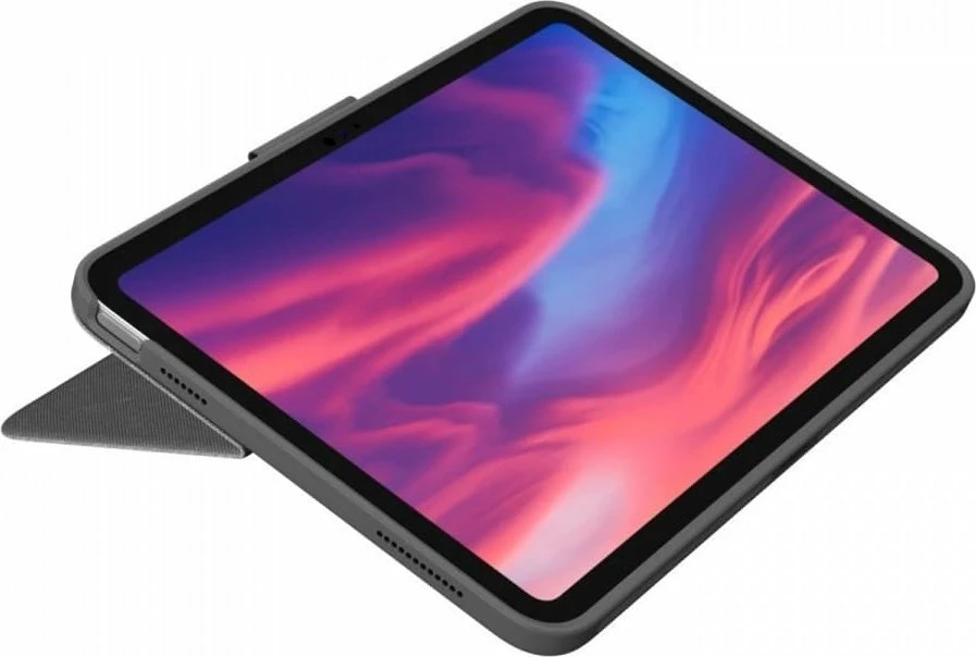 Mbështjellës me tastierë Logitech Combo Touch për iPad (10th gen) 10.9\", Smart Connector, me touchpad, me tastierë të ndriçuar, Gri (920-011441)