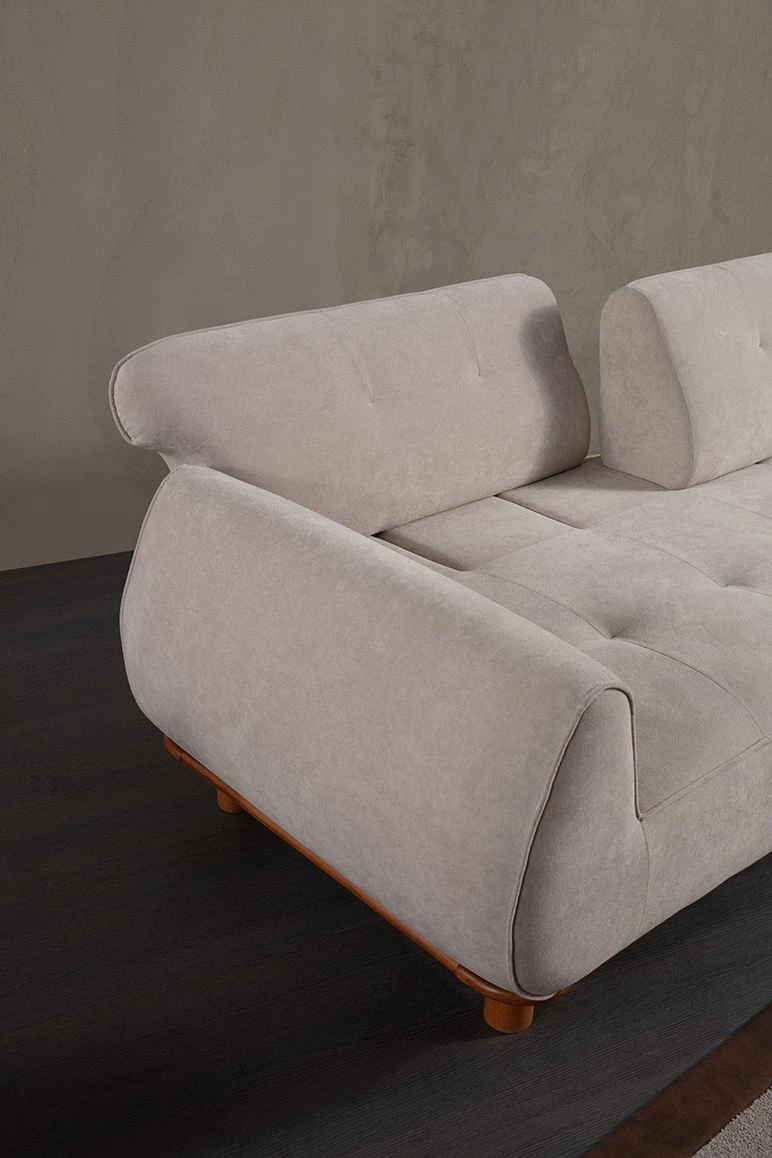 Divan treshe Atelier del Sofa, Drop, i bardhë
