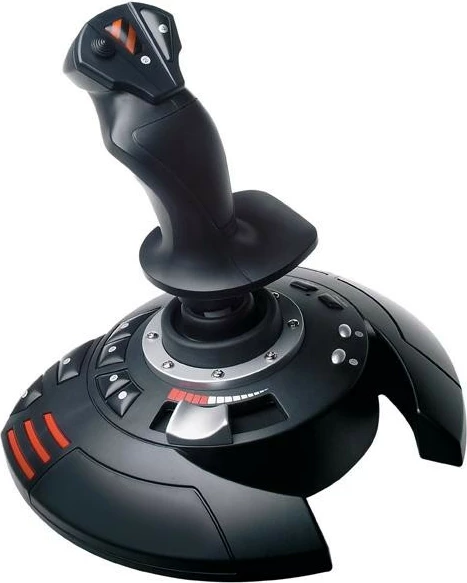 Joystick gaming, Thrustmaster T.Flight Stick X 4160526, pa kabllo, 12 butona, 4 bosht, USB, PC/PS3, e zezë