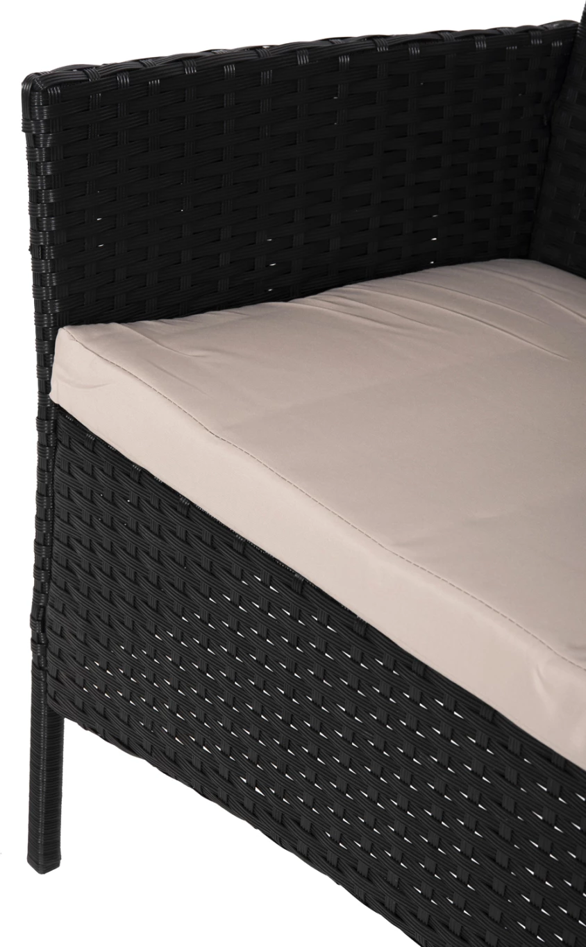 Set ulëse për kopsht STASIA FH6089.01, 4 pjesë, e zezë/bezhë