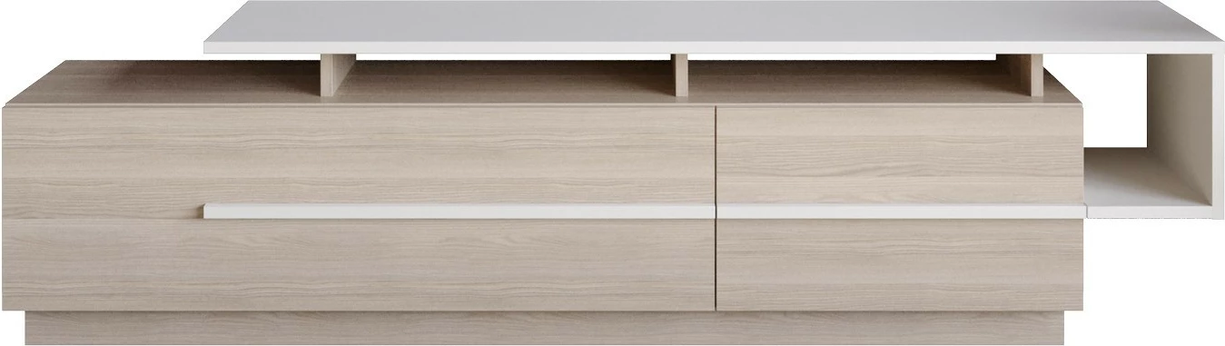 Komodinë TV Hanah Home, Pia - Cordoba, e bardhë