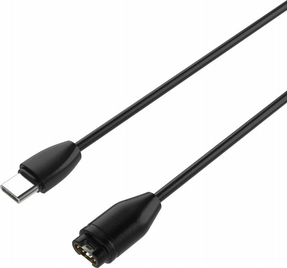 Kabllo karikimi USB-C Fixed FIXDW-796-C 1m për Garmin Fenix/Epix/Venu/Vivoactive/Forerunner, e zezë