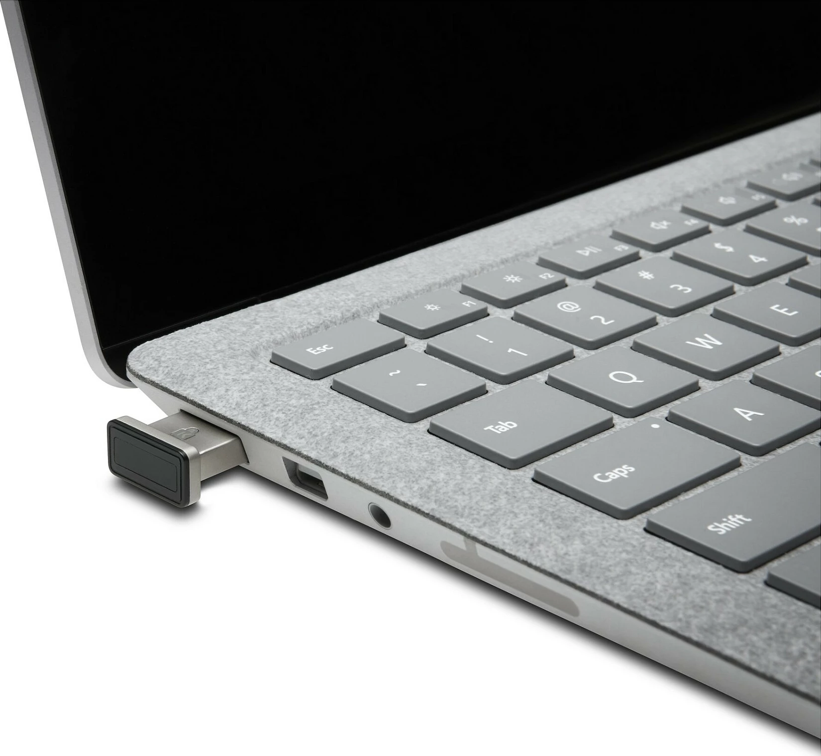 Çelës gjurmë gishti Kensington VeriMark IT, USB 2.0, argjend