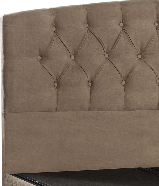 Krevat dopio me hapësirë ruajtëse, ngjyrë kafe, 160x200cm