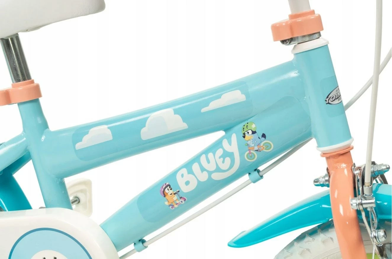 Biçikletë fëmijësh TOIMSA Bluey 12 inç, blu/lime blue