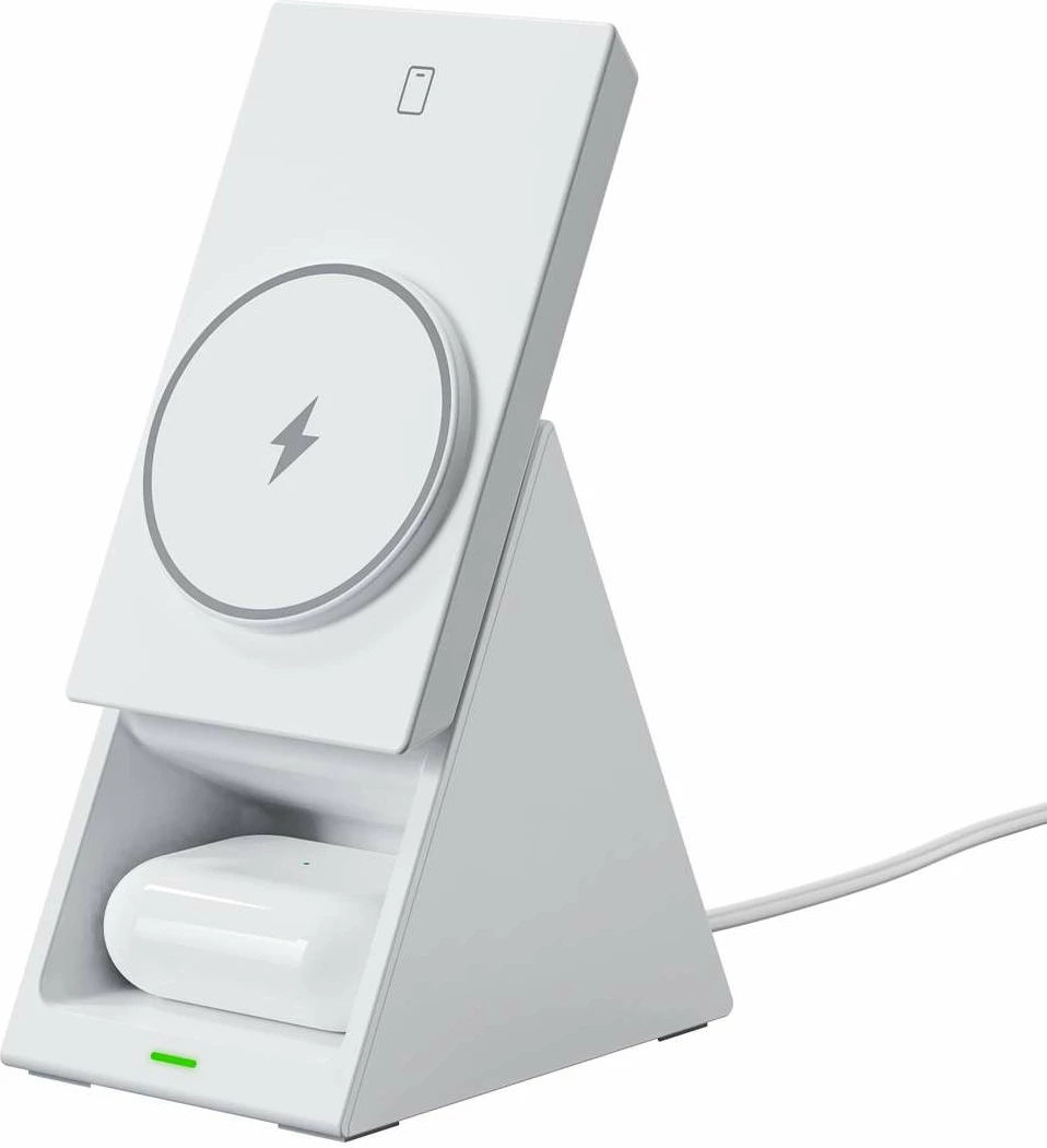 Stacion karikimi wireless 3-në-1 Choetech T600, 15W, i bardhë