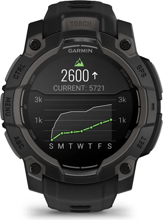 Smartwatch Garmin Instinct® 3 AMOLED, Black, 45 mm