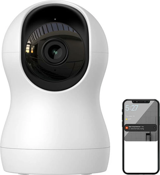 Kamerë IP Gosund IPC2, 3MP, Wi-Fi, rrotulluese, për brenda, Bardhë