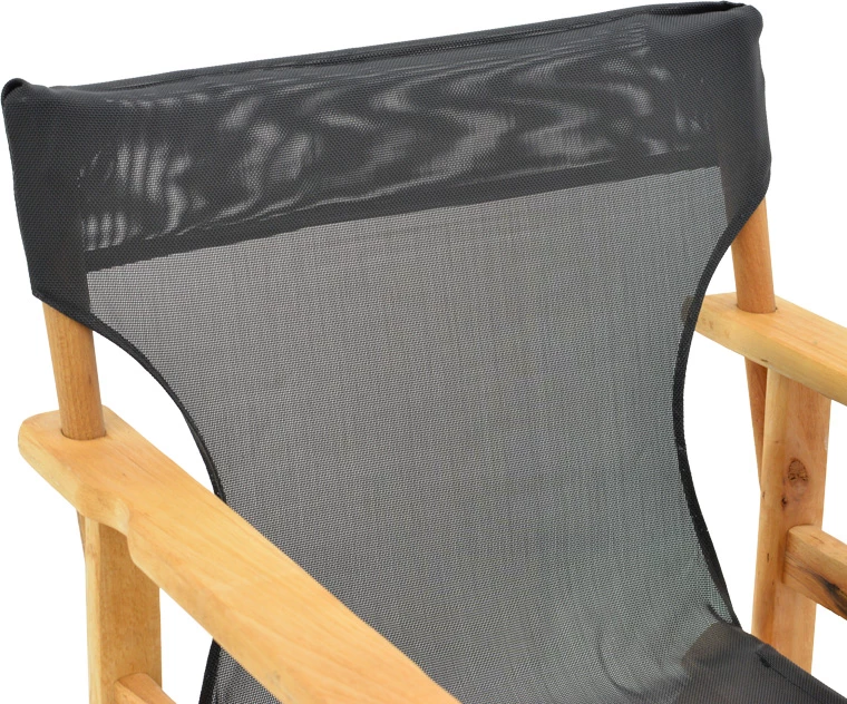 Karrige regjisori, dru ahu, ngjyrë natyrale - pëlhurë e zezë e errët Nexus