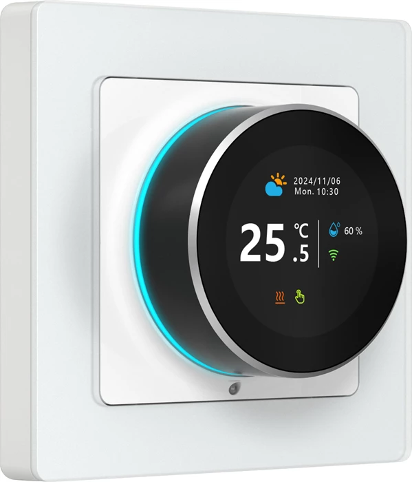 Termostat i mençur Wi‑Fi Avatto WT20R-EH-16A-W-WiFi, për ngrohje në dysheme elektrike, 16A, Tuya Smart Life, i bardhë