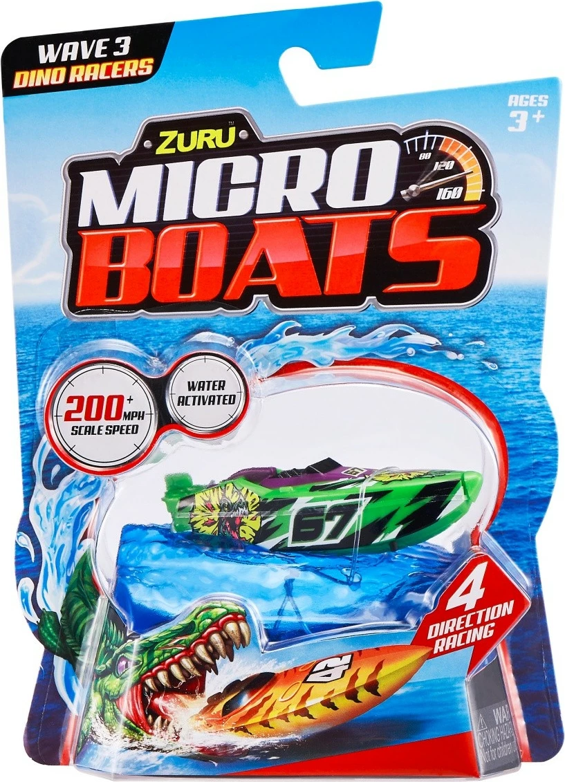 Lodër barkë ZURU Robo Alive Micro Boat Series 3, plastikë, ngjyra të ndryshme