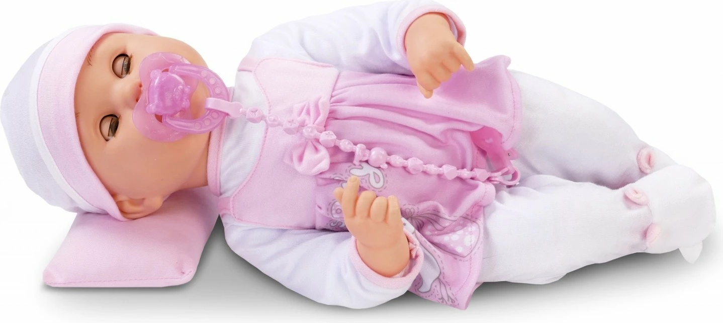 Kukull interaktive Artyk Natalia Rozkoszny Baby Doll, 40 cm, me aksesorë, Rozë