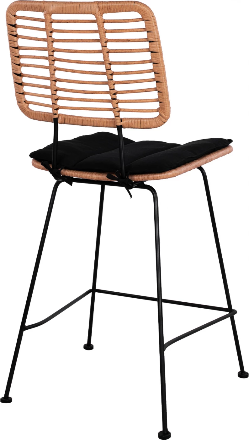 Karrige për bar me jastëk Allegra FH5644 me thurje ngjyrë bezhë 55x56x107 cm