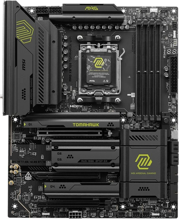 Pllakë amë MSI MAG X870E TOMAHAWK WIFI, Socket AM5, ATX, E zezë