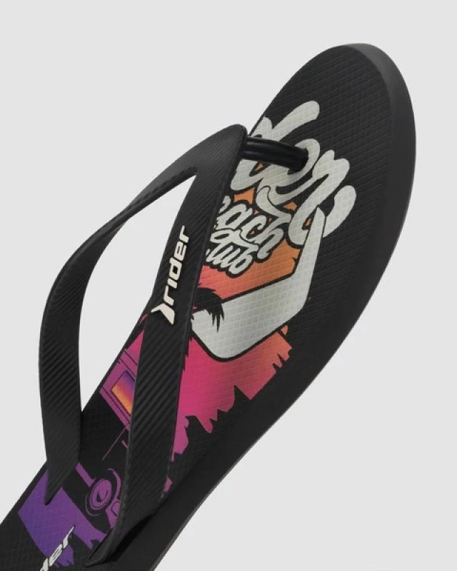 Flip-flop për meshkuj Rider, të zeza