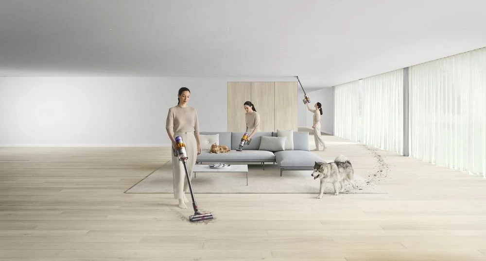 Fshesë vertikale Dyson V12 Detect Slim Absolute (2023), argjendtë