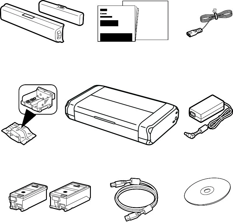 Printer Canon MAXIFY BX 110, Wi-Fi, USB-C, ngjyrë e zezë