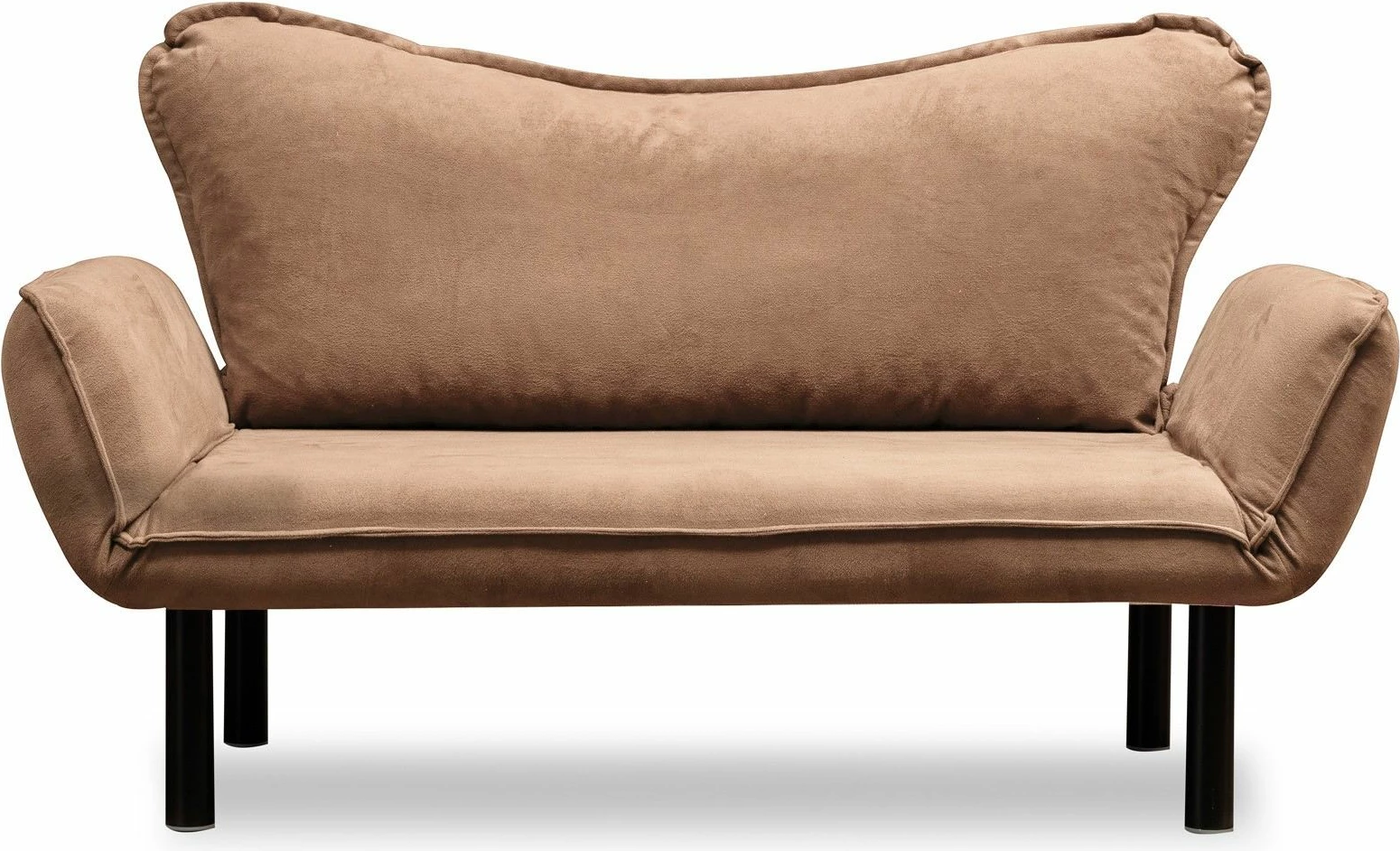 Divan 2-vendësh që shndërrohet në shtrat, Atelier del Sofa, Chatto, ngjyrë kafe e çelët