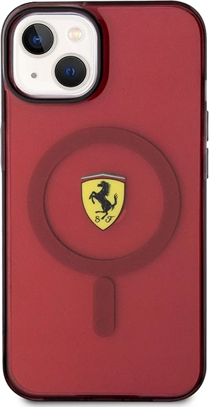 Mbështjellës Ferrari FEHMP14SURKR për iPhone 14 6.1", MagSafe, i kuq