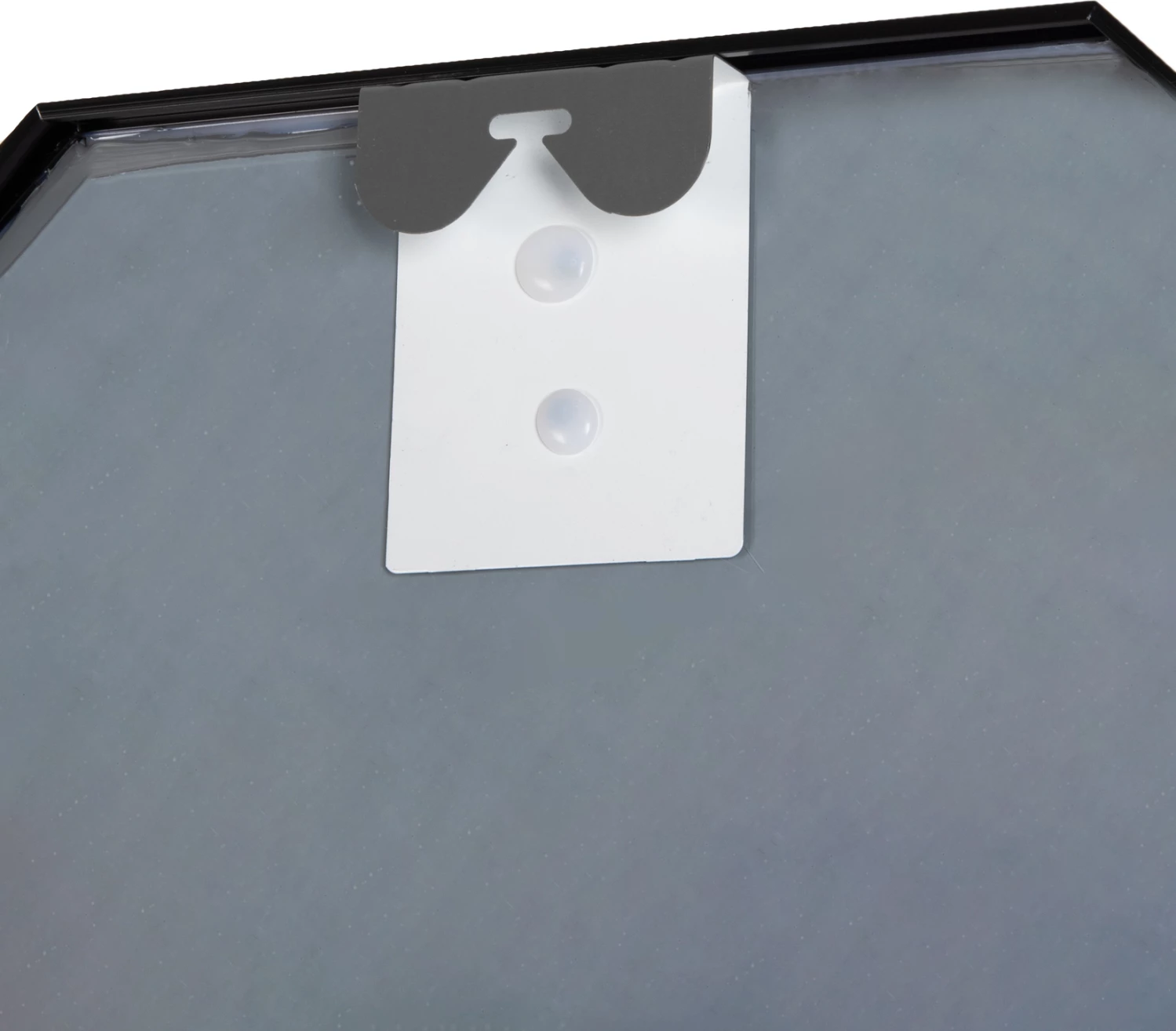 Pasqyrë muri oktagonale, kornizë alumini e zezë, FH9583.01, 55,5x2,5x55,5H cm