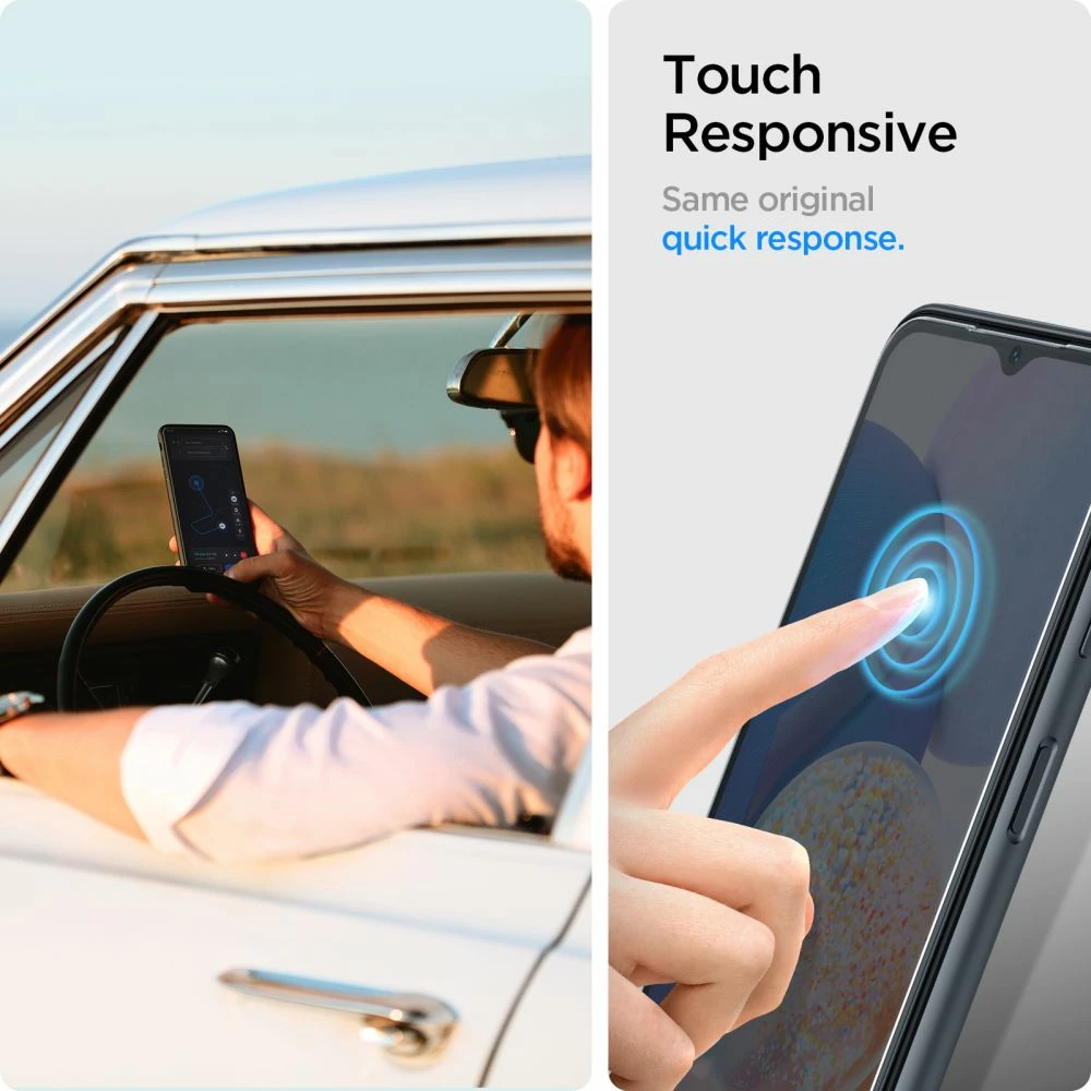 Xham i temperuar Spigen Glas.tR Slim për Samsung Galaxy A15/A25 4G/5G, 2 copë