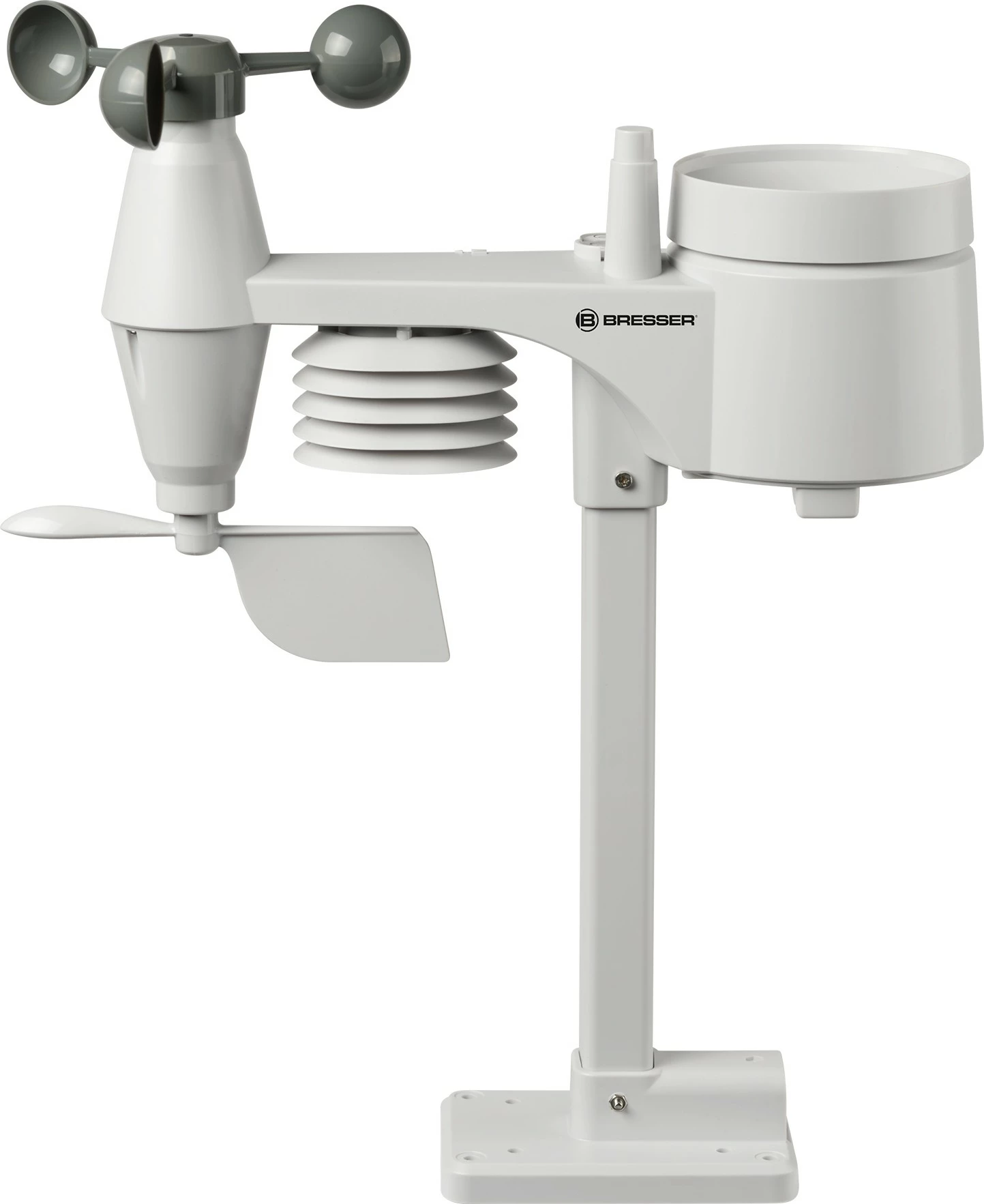Stacion moti Bresser Wetter Center 5-in-1, WLAN, sensorë profesional, ekran me ngjyra