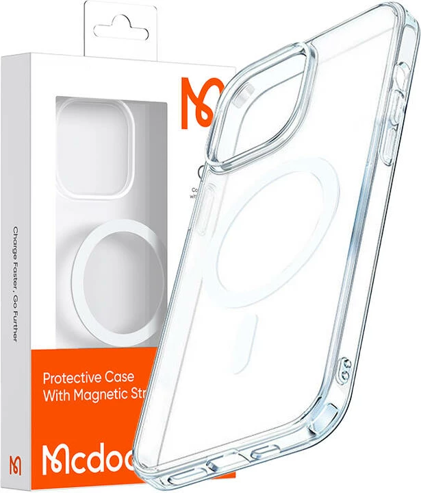 Mbështjellës transparent magnetik Mcdodo PC-1890 për iPhone 12/12 Pro, Magsafe