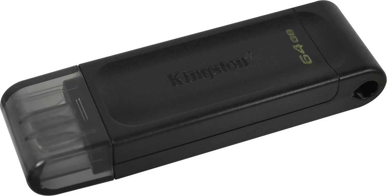 Pendrive Kingston DataTraveler 70, 64GB, USB-C 3.2 Gen1, Zi