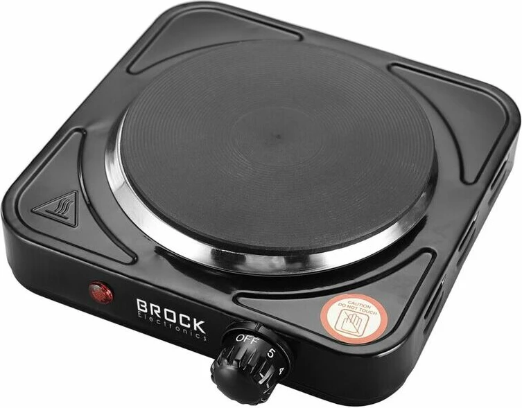 Rešo elektrike Brock EP 100 BK 1500W pllakë 18.5cm, e zezë